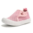 thumbnail image 2 of kkdom Toddler Shoes Boys Girls First-Walking Shoes Running Walking Tennis Shoes Pink 11 Little Kid, 2 of 5
