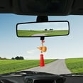 thumbnail image 5 of TFYZYY Car Hanging Pendant Rearview Mirror Decor - Real Gourd & Boxwood, Lucky Charm for Car Interior, Universal Fit, Easy Install, 26x8cm, 5 of 6