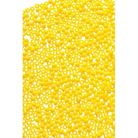 Bulk Buy:  DIY Crafts Toho Japanese Glass Seed Beads Opaque Yellow 11/0 (3-Pack) 1951-114, Fast shipping,Brand Darice