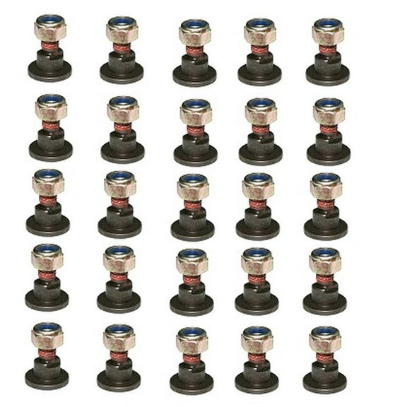 125445 Qty 25: Disc Mower Blade Bolt & Nut Fits John Deere 1320 1326 1327 1340