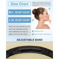 thumbnail image 3 of Sun Hats for Women - Oversize Large Straw Beach Hat for Summer Floppy Wide Brim Packable Foldable Roll Up UPF 50+, 3 of 5