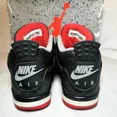 thumbnail image 5 of Ni - ke Size 8 - Ni - ke Air Jordan 4 Retro Bred Reimagined Men's Shoes - Ships Now, 5 of 5