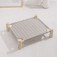 thumbnail image 7 of Cat and Dog Hammock Bed Wooden Cat Hammock Elevated Cooling Bed Detachable Portable Indoor Outdoor Pet Bed Suitable C, 7 of 7