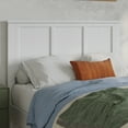 thumbnail image 2 of AFI Madison Full Solid Wood Foundation Bed with Matching Headboard Footboard, White, 2 of 6