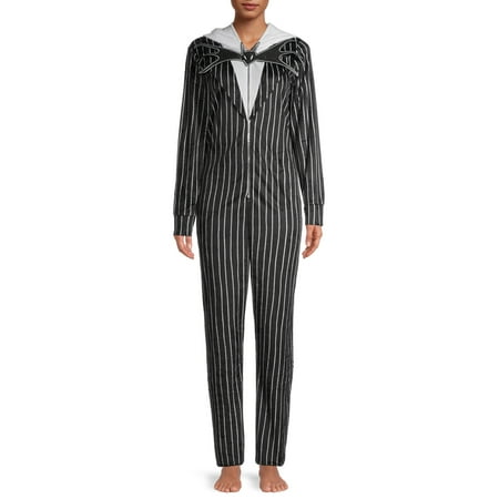 

Disney Women s Nightmare Before Christmas Hooded Union Suit