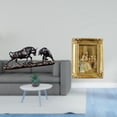 thumbnail image 2 of Escultura Moderna De Feng Shui De Toro, Oso, Vaca, Ganado, Animal, Marco De Fotos De Resina, Soporte Para Tarjetas, Póster, Marco De Fotos Frontal De Cristal Para Escritorio, Dormitorio,, 2 of 8