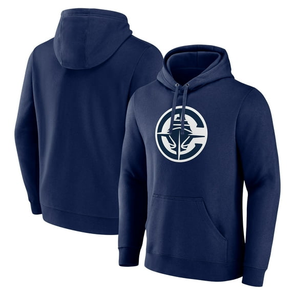 Men's  Navy LA Clippers Primary Logo Pullover Hoodie