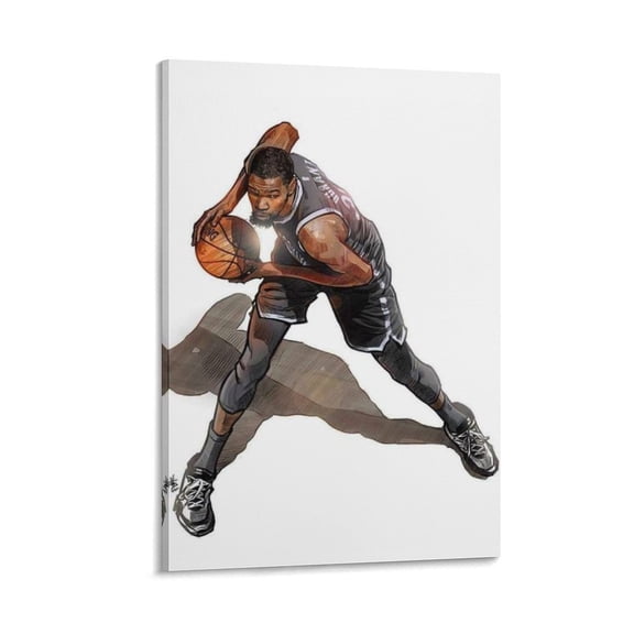 Kevin Durant Basketball Player Poster (22) Artworks Picture Print Poster Wall Art Painting Canvas Gift Decor Home Posters Decorative 24x36inch(60x90cm)