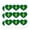 Opaque, variant on Elf Movie Raised by Elves Heart Shaped Planner Calendar Scrapbook Craft Stickers