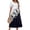 Black, variant on Artistic Ethnic Totem Print Dresses for Women, Round Neck Short Sleeve Bright Fashionable Pattern Dress, Casual Floral A-Line Swing Dress, Women's Spring Outfits (Multicolor XXL)