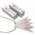 thumbnail image 3 of Inkdotpot Pack Of 100 Made With Love Text Favor Paper Tags Craft Real Rose Gold Foil Hang Tags, 3 of 6