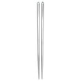 thumbnail image 4 of JShteea Vajilla Palillos Acero Inoxidable Palitos Comida Antideslizantes (plateados) 8 Pares, 4 of 7