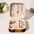 thumbnail image 6 of Thanksgiving Corn Travel Portable Square Jewelry Box Earring Necklace Bracelet Holder Organizer Display Case Stand Decorative Box Storage Box, 6 of 6