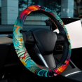 thumbnail image 6 of Note 14.5 Inch Printing PVC Leather Auto Accessories Car Wheel Cover Steering Wheel Covers Steering Wheel Cover, 6 of 6