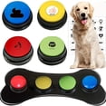 thumbnail image 1 of Dog Talking Button Pet Communication Button Pet Training Buzzer Dog Talking Button Dog Training Artifact, 1 of 5
