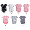 thumbnail image 3 of URMAGIC Baby Boy Girl Short Sleeve Cute Romper Bodysuit Summer Outfit Clothes 0-24 Months, 3 of 7