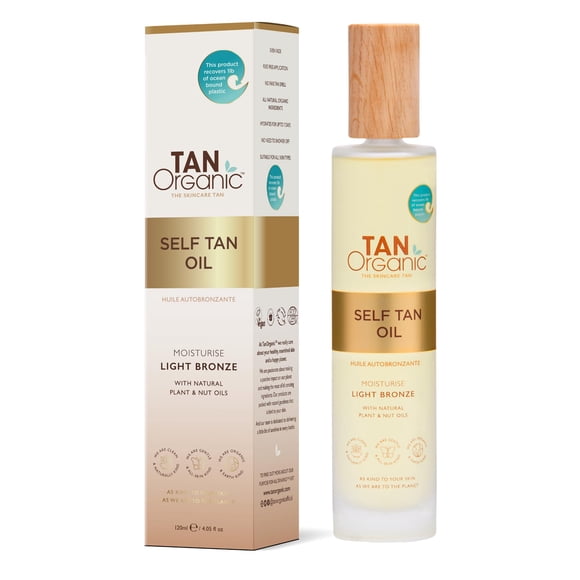 Aceite autobronceador TanOrganic Fake Tan, 100 ml, certificado orgánico