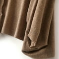 thumbnail image 2 of Zhengup Women's Soft Shawls Wraps Wool Knit Warm Sweater Cardigan with Sleeves Winter DualPurpose Scarf Open Front Poncho, 2 of 7