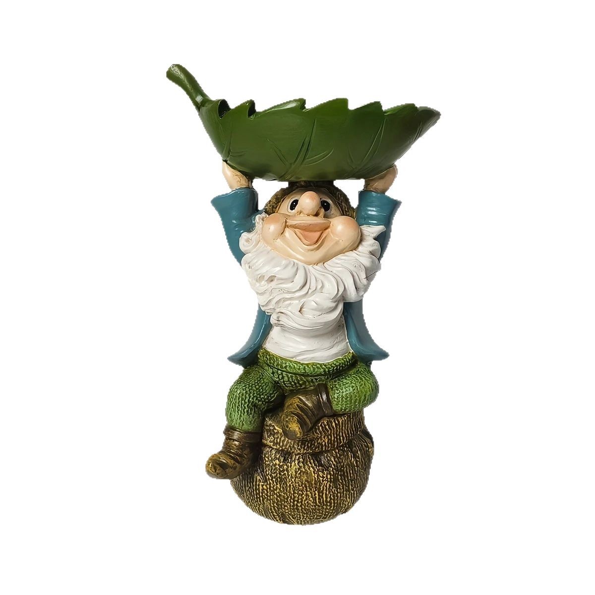 Outdoor Garden Gnomes Spring Gnome Bird Feeder with Birdbaths Garden Gnomes Outdoor Decorations for Yard Patio Lawn Porch Ornament,Garden Gift