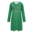thumbnail image 3 of Censtreet Plus Size Nightgowns for Women Oversized Sleep Shirt Long Sleeve Nightshirt T-Shirt Dress Sleepwear, 3 of 6