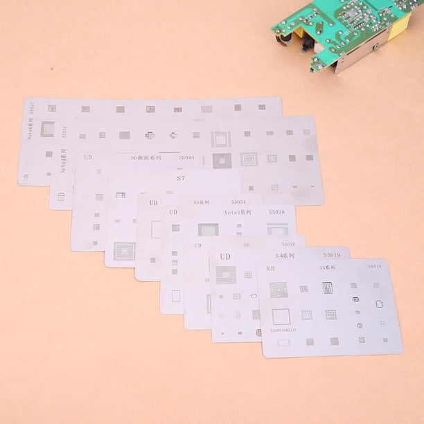 Kit 33 Pezzi Stencil Per Reballing BGA In Acciaio Inox – Maschere Per Saldatura CPU, Laptop E Schede Grafiche - 4