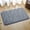 Gray 50*80cm, variant on Memory Foam Bath Mat: Ultra-Absorbent Pebble Design, Soft & Machine Washable!