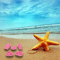 thumbnail image 2 of JUNWELL Mermaid Silicone Mold Marine Fondant Cake Mold 5 Pieces Mermaid Tail Chocolate Candy Soap Resin Polymer Clay Mold Seashell Seaweed Seahorse Sea Turtle Silicone Baking Mold, 2 of 6