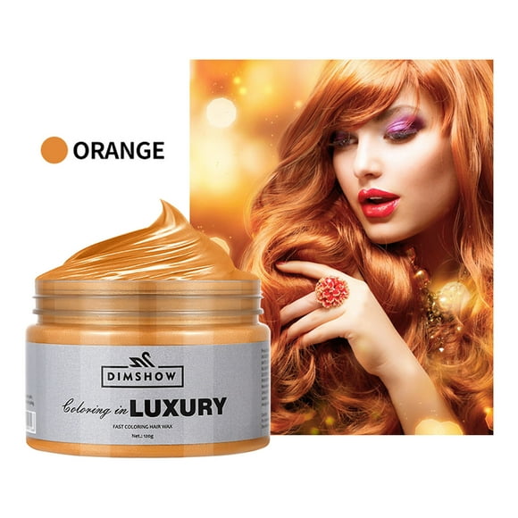 Xihbxyly Tinte Capilar Desechable, Crema Fácil de Usar, Cera con Colores Vibrantes, Fórmula Suave para Cuero Cabelludo Sensible, Cambio de Imagen Capilar En Casa, para Amantes Del Color de Moda, Cuid