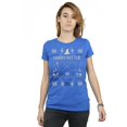 thumbnail image 2 of Harry Potter Womens Christmas Pattern Cotton T-Shirt, 2 of 3