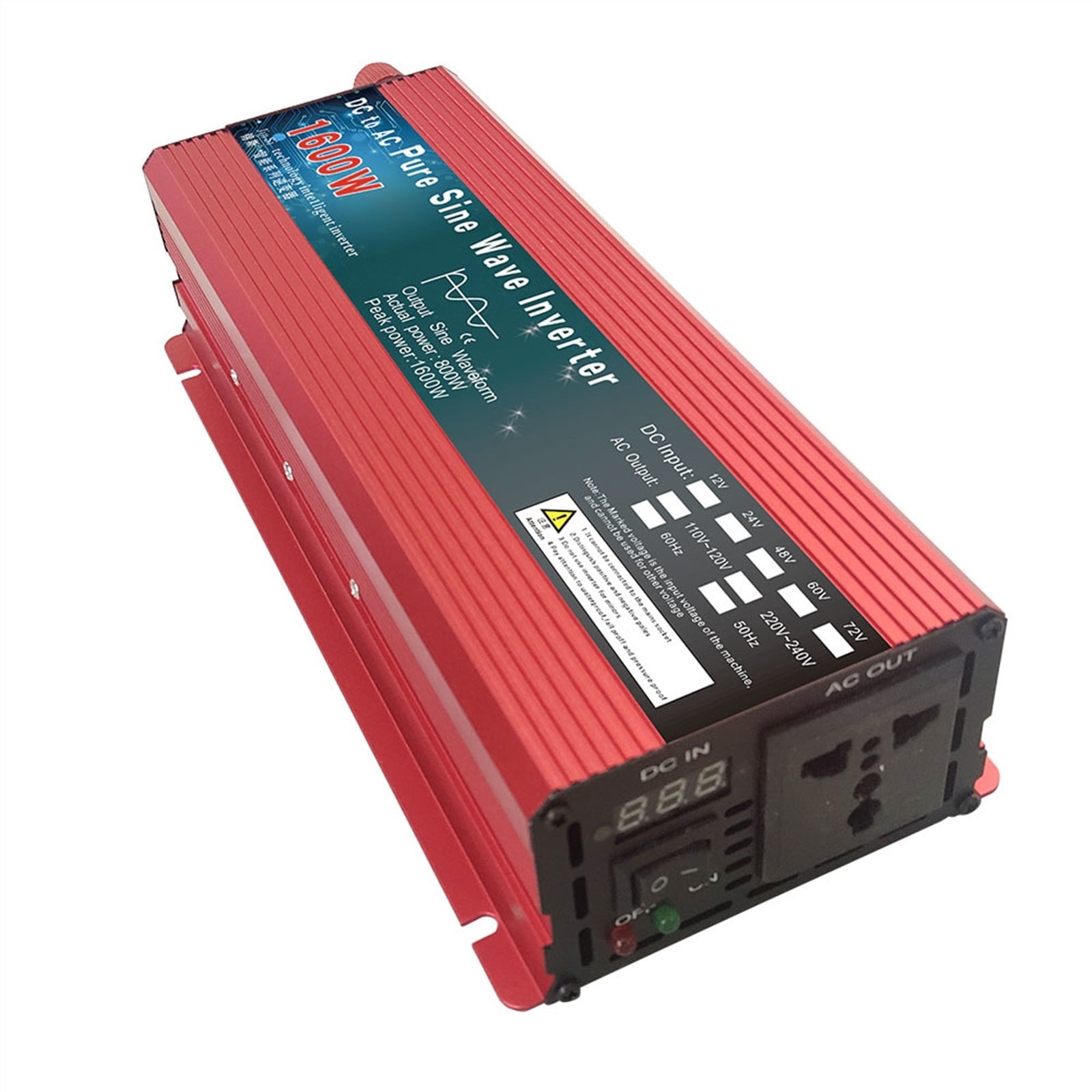Inverter 12V 220V 1000W 2000W 3000W DC 24V 48V 60V To AC Pure Sine Wave Voltage Converter Power Car Micro Inverter DIY ,Accurate Quantification