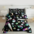 thumbnail image 2 of Feelyou Kawaii Baseball Print Queen Comforter Set, Cartoon Stars Seashell Fish Bedding Sets, Cute Cartoon Reversible Bedding Comforter Set, Super Cozy Room Decor, 3 Pieces, 2 of 8