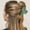 Green, variant on Elegant Women's Bow Tie Hair Clip Frosted Design Back Hair Clip Accessories for Stylish