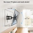 thumbnail image 2 of MOUNTUP Soporte de pared para TV de movimiento completo para la mayoría de televisores de 42 a 82 pulgadas, soporte de pared para TV con giro e inclinación articulado, soporte para TV Max VESA 600 x 4, 2 of 5