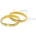 thumbnail image 2 of 6pcs Elastic Armband Arm Sleeve Cuff Fashionable Spring Bracelet Jewelry For Men, 2 of 8