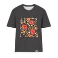 thumbnail image 4 of Tops Cortos para las Mujeres Blusas Impresas Manga Corta Cuello Redondo, Tops de Blusa para las Mujeres Primavera Verano Casual, 4 of 4
