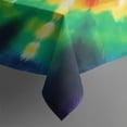 thumbnail image 3 of Rainbow Tie Dye Mandala Pattern Rectangle Tablecloth 60"x84",Waterproof Polyester Rectangle Table Cloth, Wipeable Spillproof Polyester Tablecloth for Dining, Camping, Indoor and Outdoor, 3 of 5