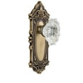 thumbnail image 6 of Grandeur Gvcbia_Psg_234 Grande Victorian Solid Brass Rose Passage Door Knob Set - Grey, 6 of 7