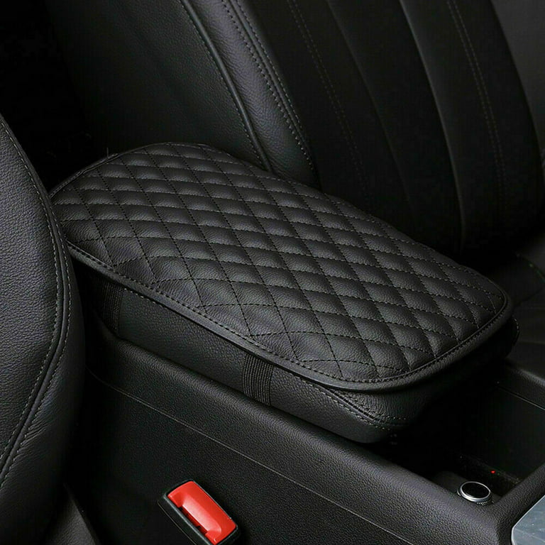 LKXHarleya Car Center Console Cover, Universal Car Armrest Cover, PU  Leather Auto Arm Rest Cushion Pads, Center Console Armrest Protector, Fit  for