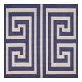 thumbnail image 3 of Unique Loom Athens Collection Area Rug - Greek Key (8' Square Navy Blue/Beige), 3 of 7