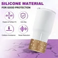 thumbnail image 3 of Uxcell Silicone Water Bottle Boot for 12-40oz Tumbler, Anti-Slip Water Bottom Protective Sleeve, Bronze Gold, 3 of 6
