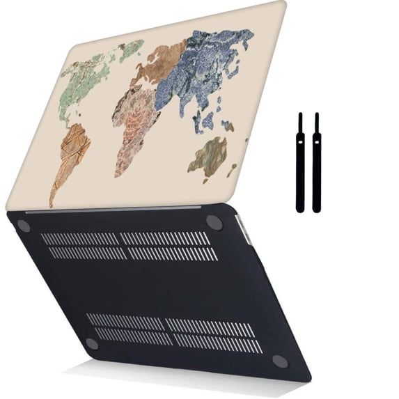 Protective Case Hard Cover Only for MacBook Pro 16"( Touch ID, 2020 2019) Cable Tie Model A2141, Type C Geography 117