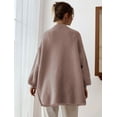 thumbnail image 3 of Cardigan Mujer Largo Ensamble Dama Maxi Sueter Botón Bolsas LOLE  Cardigan, 3 of 3