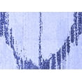 thumbnail image 1 of Ahgly Company Machine Washable Indoor Rectangle Abstract Blue Modern Area Rugs, 5' x 8', 1 of 4