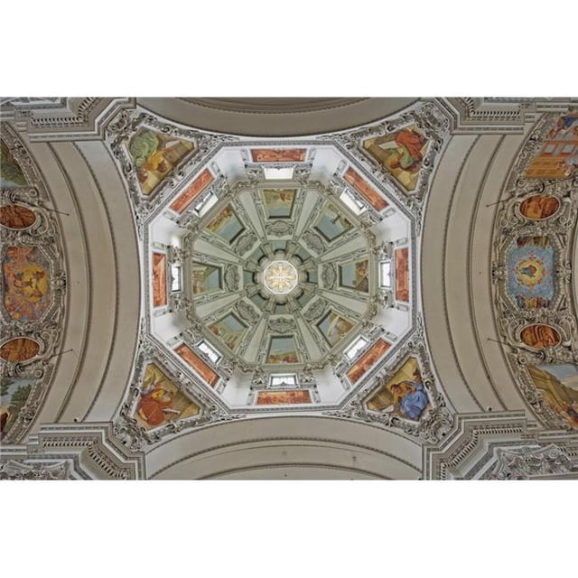 Posterazzi DPI1878398LARGE Intérieur de Dôme de Cathédrale, Gros Plan Affiche Imprimée, 34 x 22 - Grand
