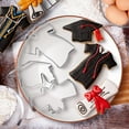 thumbnail image 4 of Clearance Graduation Cookie Cutters Set Stainless Graducation Cap Cookie Cutter Diploma Graduation Gown Dress Cookie Cutter For Graduation Celebration for Home & Kitchen Silver, 4 of 7