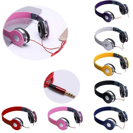 Pixnor Wired Game Music  Headphone Stereo Headset with Microphone for iPhone/All Android Smartphones/PC/Laptop/Tablet