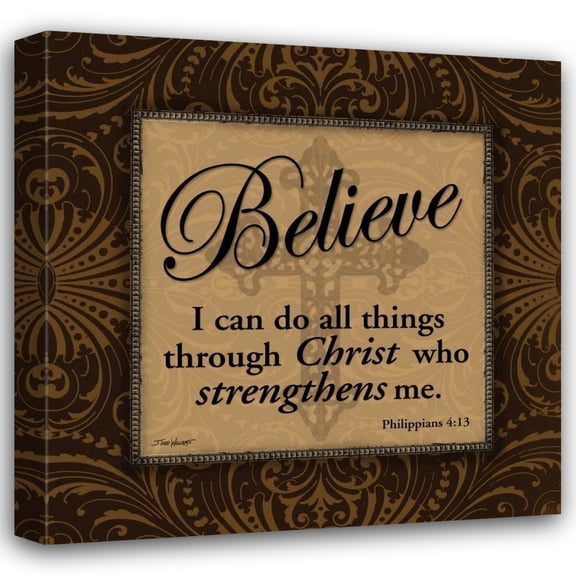Todd Williams 20x20 Gallery Wrapped Canvas Wall Art Titled - Believe