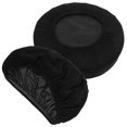 thumbnail image 1 of WASHWEPE 2Ud Fundas Para Asiento De Taburete Redondo En Negro Antideslizantes Y, 1 of 6
