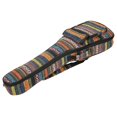 thumbnail image 1 of Ukulele Bag Ethnic Style 4‑String Guitar Double Shoulder Strap Case Built‑in Thicken Cotton, 1 of 14
