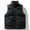 Black, variant on Men's Quilted Puffer Vest Winter Vests Outerwear Warm Water-Resistant Lightweight Sleeveless Jackets with Pockets